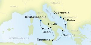 Croatia, Montenegro, South Italy and Sicily cruise