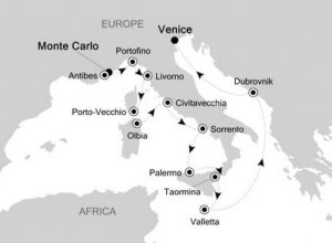 Monte Carlo to Venice Cruise